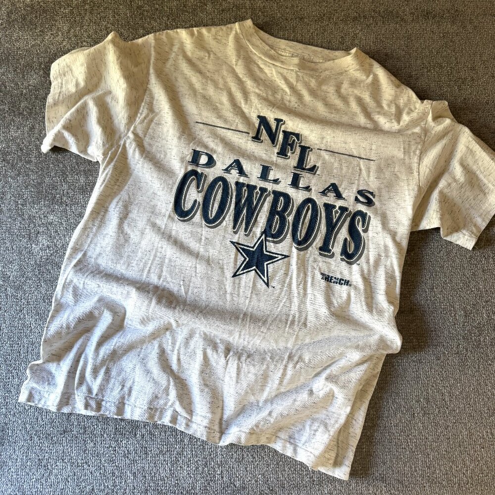 NFL Vintage Dallas Cowboys 90's Heather Gray T-Shirt Trench USA Ultra Men's XL